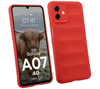 Etui Bizon Tur do Galaxy A07 4G Czerwony