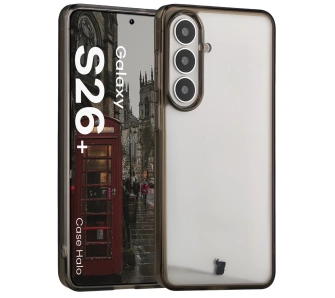 Etui Bizon Case Halo do Galaxy S26 Plus Czarny