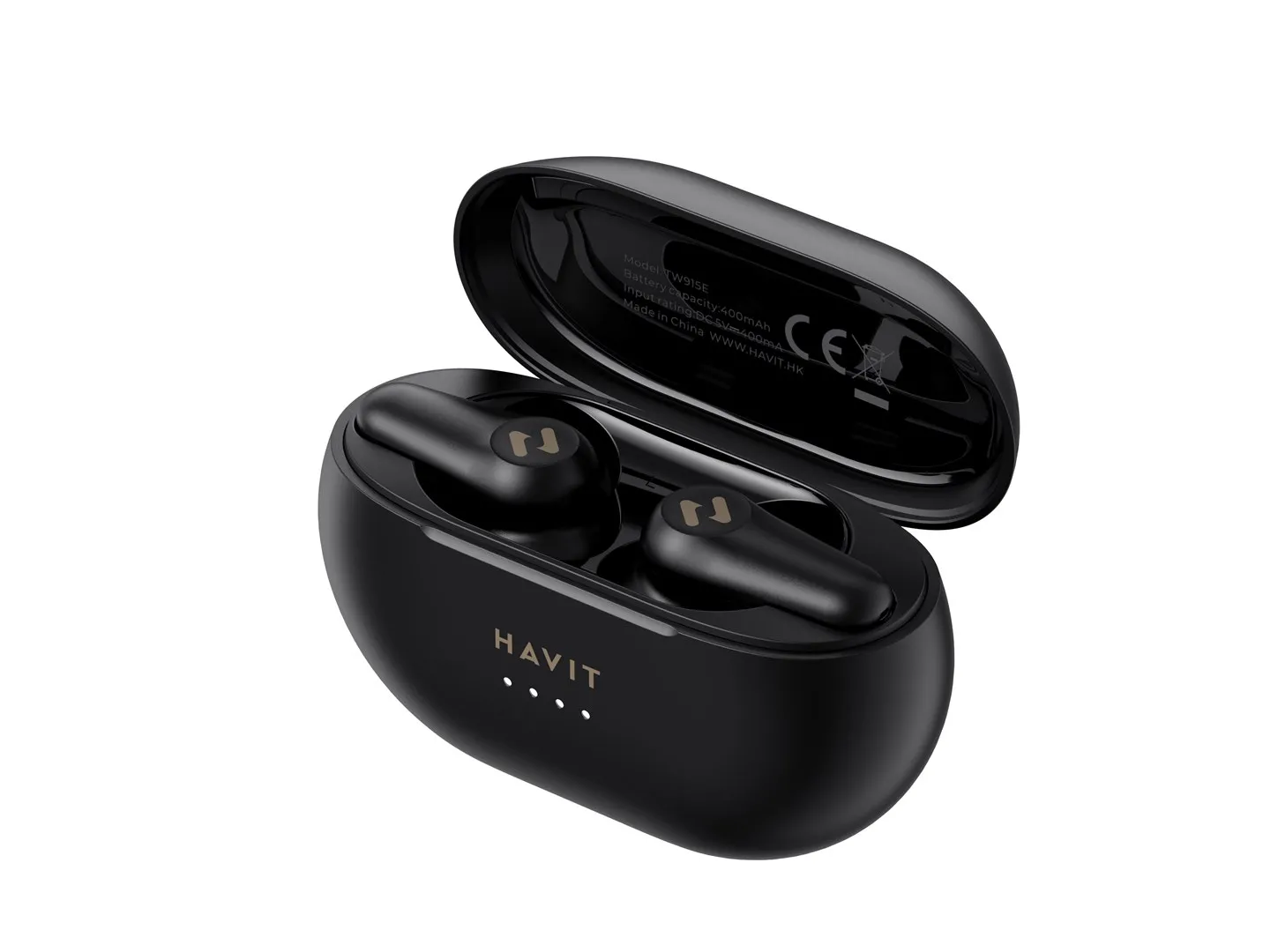 Słuchawki bezprzewodowe Havit TW915E Dokanałowe Bluetooth 5.0 Czarny