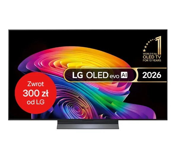 Telewizor LG OLED55C64LA 55" OLED evo AI 4K 165Hz webOS Dolby Vision Dolby Atmos HDMI 2.1 DVB-T2