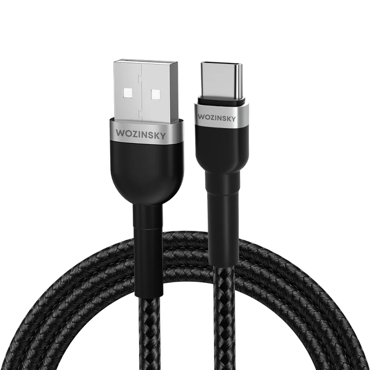 Kabel Wozinsky WNBAC2 2.4A USB-A do USB-C 2m Czarny