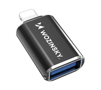 Adapter Wozinsky WALA-01 Lightning do USB-A OTG Czarny