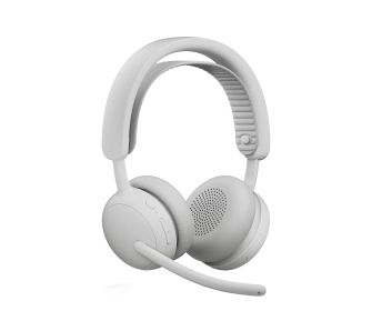 Słuchawki bezprzewodowe z mikrofonem Logitech Zone Wireless 2 ES Nauszne Złamana biel