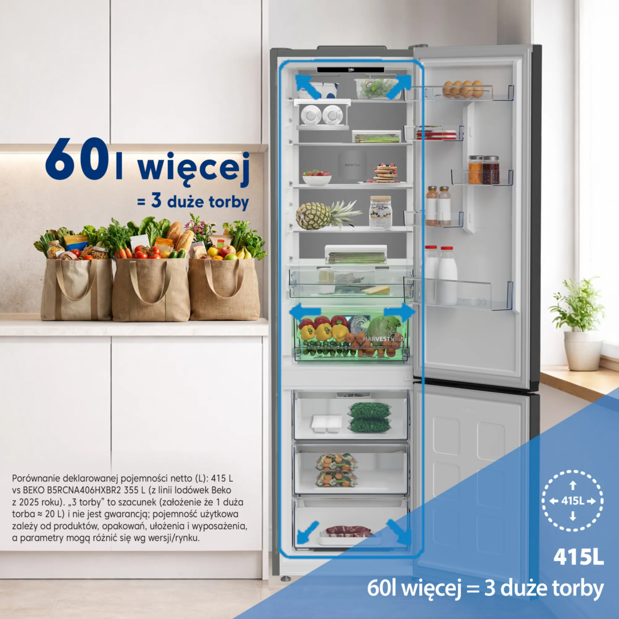 Lodówka Beko bPro500 B5RCNA416HXBRW Dark Inox