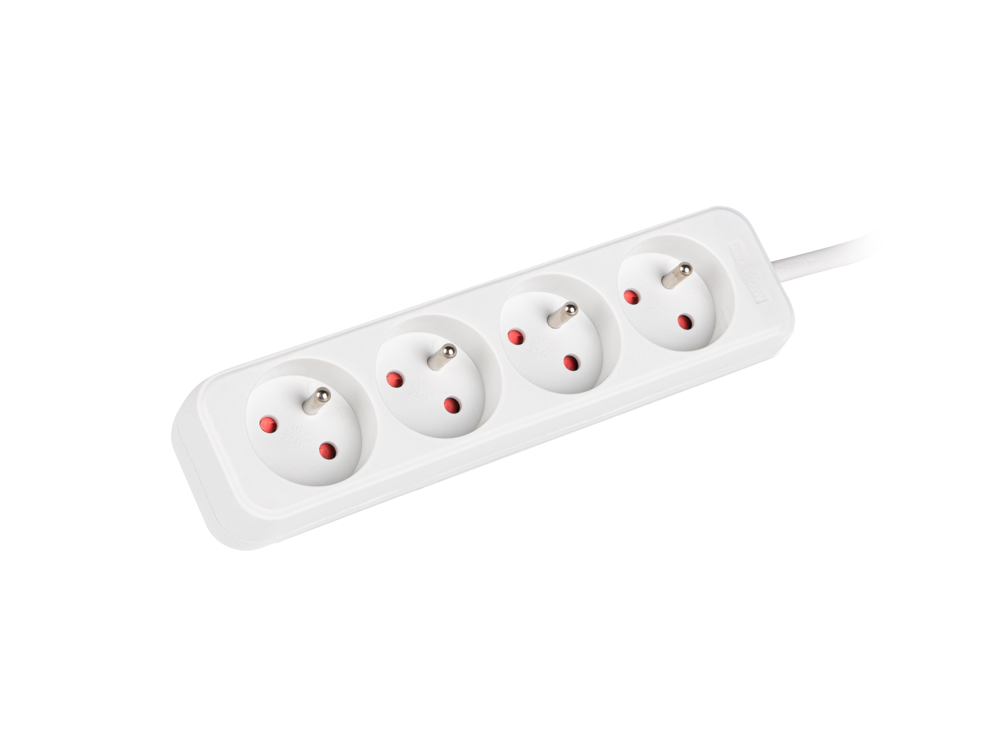 Przedłużacz Lanberg PS0-04E-0150-W 4 gniazda 1,5m Biały