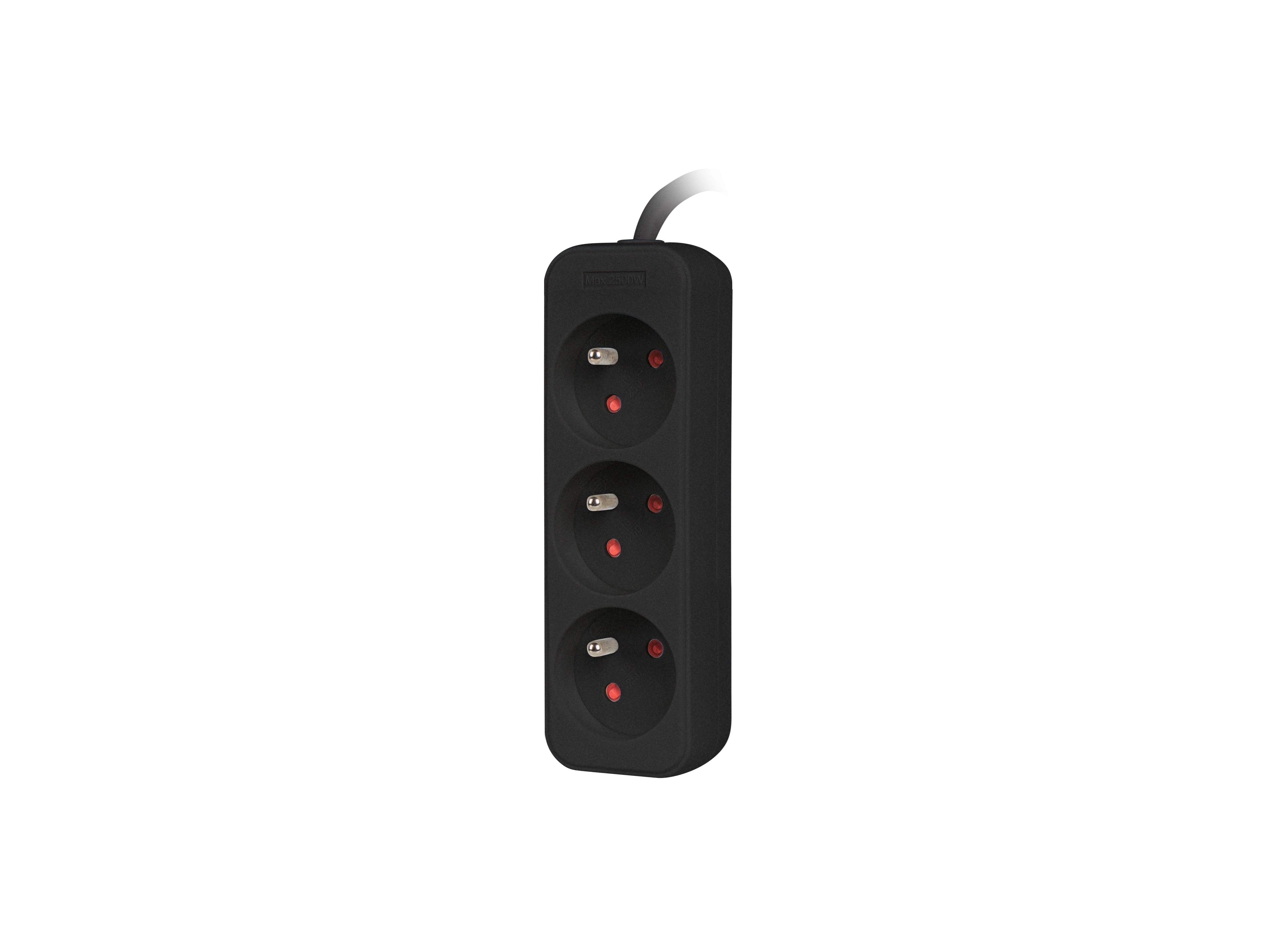 Przedłużacz Lanberg PS0-03E-0150-BK 3 gniazda 1,5m Czarny