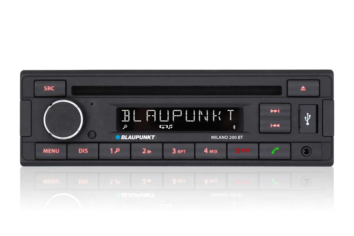Radioodtwarzacz samochodowy Blaupunkt Milano 200 z USB/CD 4x40W Bluetooth