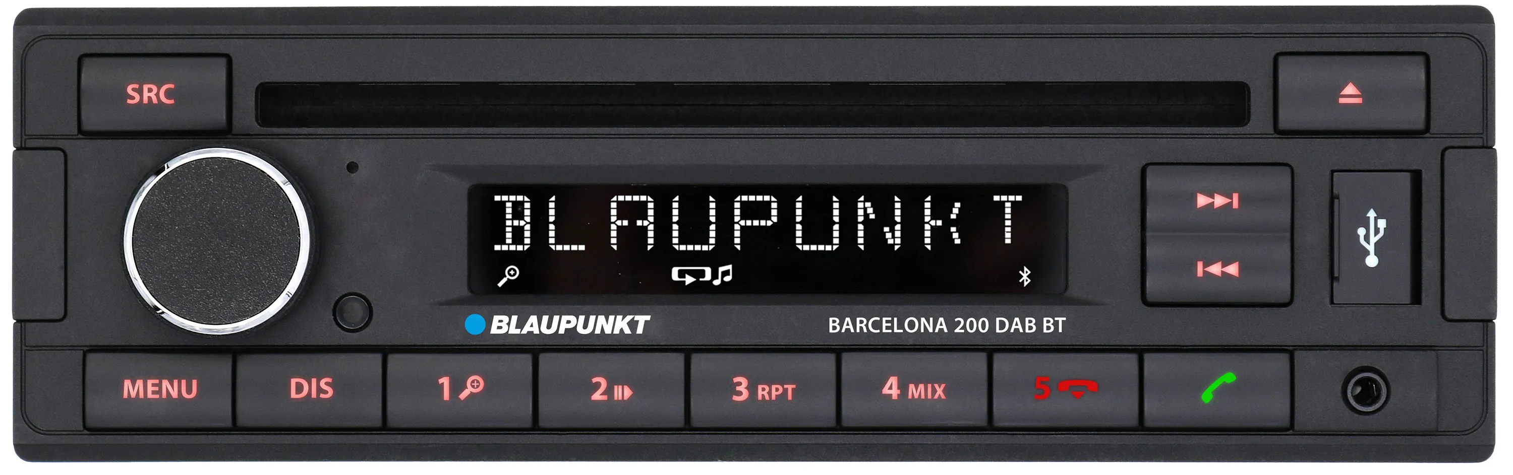 Radioodtwarzacz samochodowy Blaupunkt Barcelona 200 z CD/USB 4x40W Bluetooth