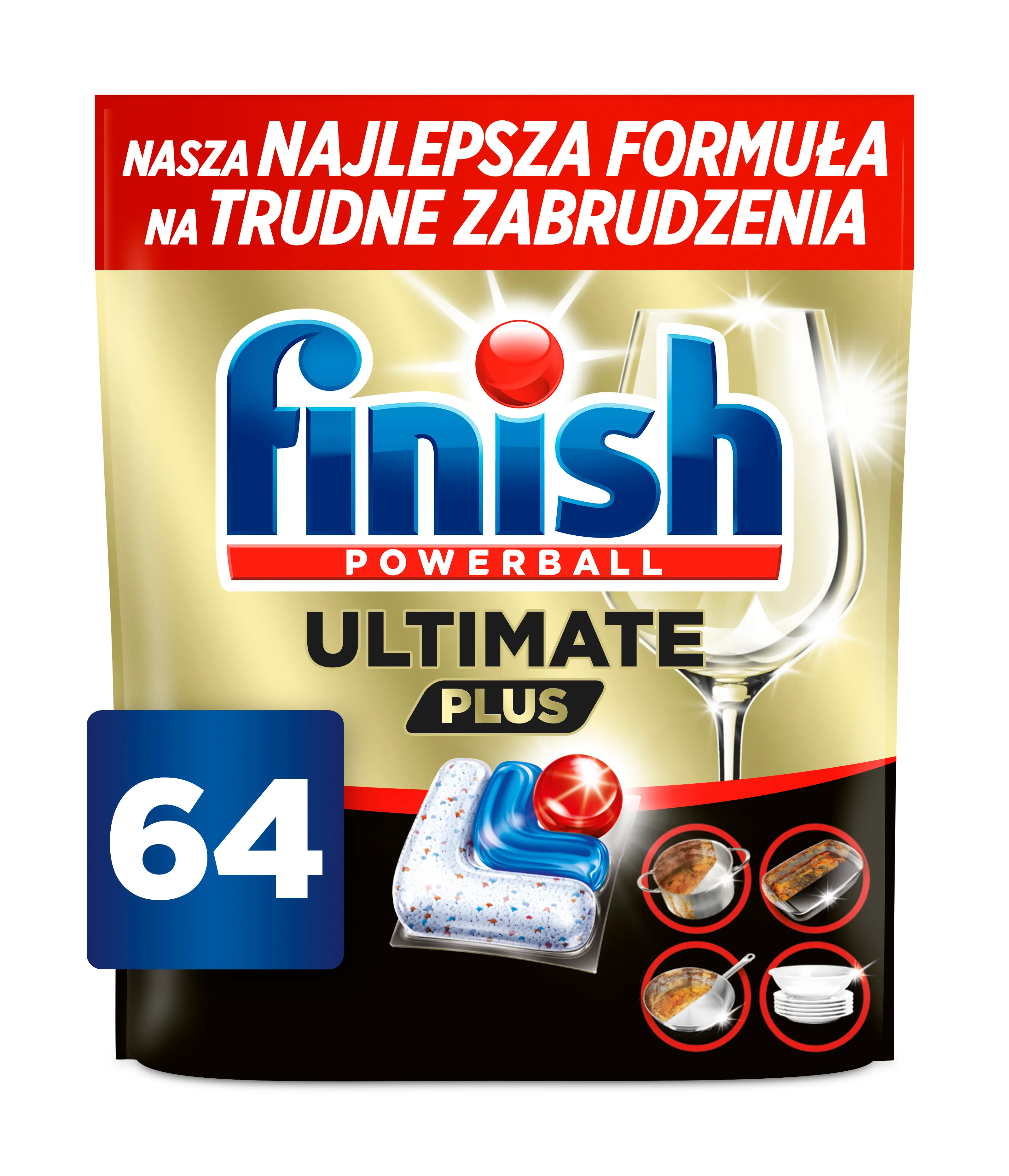Kapsułki do zmywarki Finish Ultimate Plus Fresh 64szt.