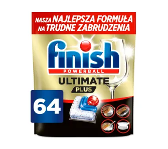 Kapsułki do zmywarki Finish Ultimate Plus Fresh 64szt.