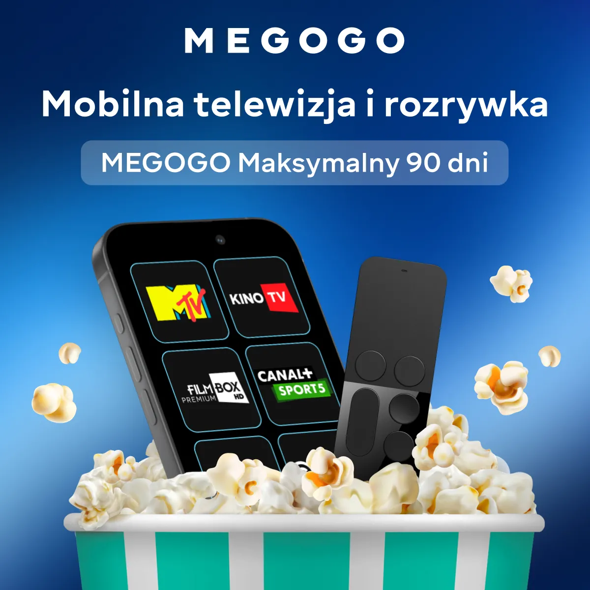 MEGOGO Pakiet maksymalny 3m-ce [Bon Agencyjny] (Bon Agecyjny)