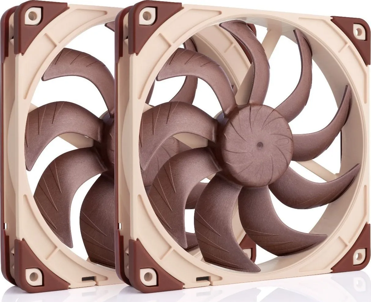 Zestaw wentylatorów Noctua NF-A14x25 G2 PWM 140mm 2szt. Beżowy
