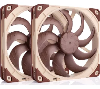 Zestaw wentylatorów Noctua NF-A14x25 G2 PWM 140mm 2szt. Beżowy