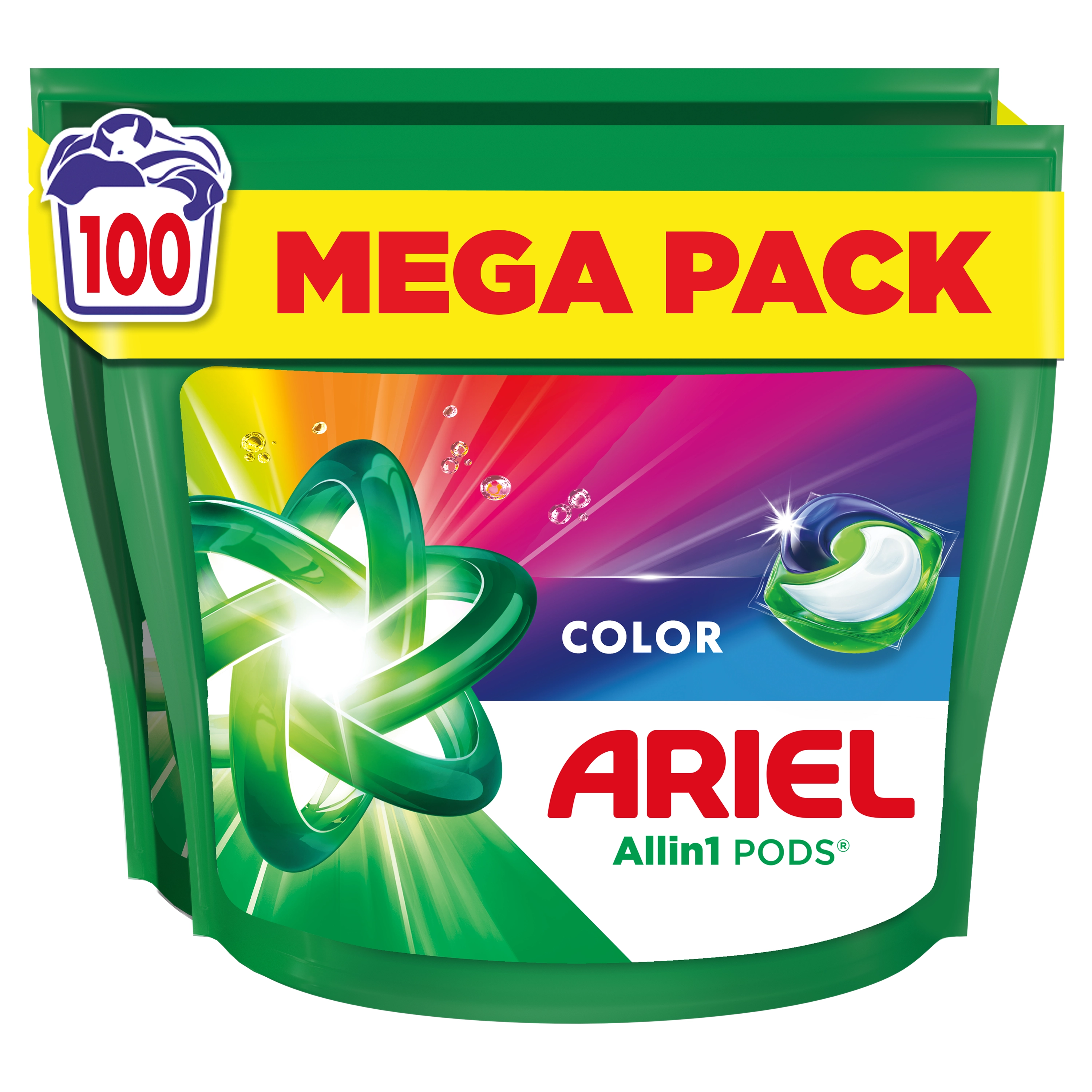 Kapsułki do prania Ariel All-in-1 PODS Color 100szt
