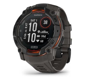 Smartwatch Garmin Instinct 3 Solar 50mm GPS Czarno-grafitowy