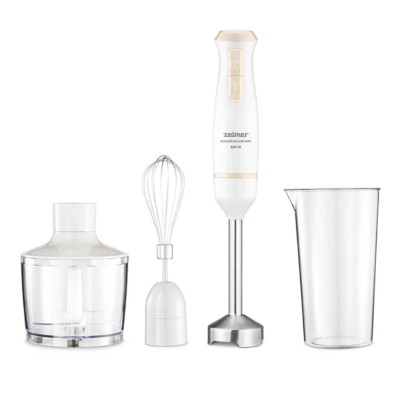 Blender Zelmer Pulsar Deluxe Max ZHB4562I 800W Rozdrabniacz Końcówka do ubijania