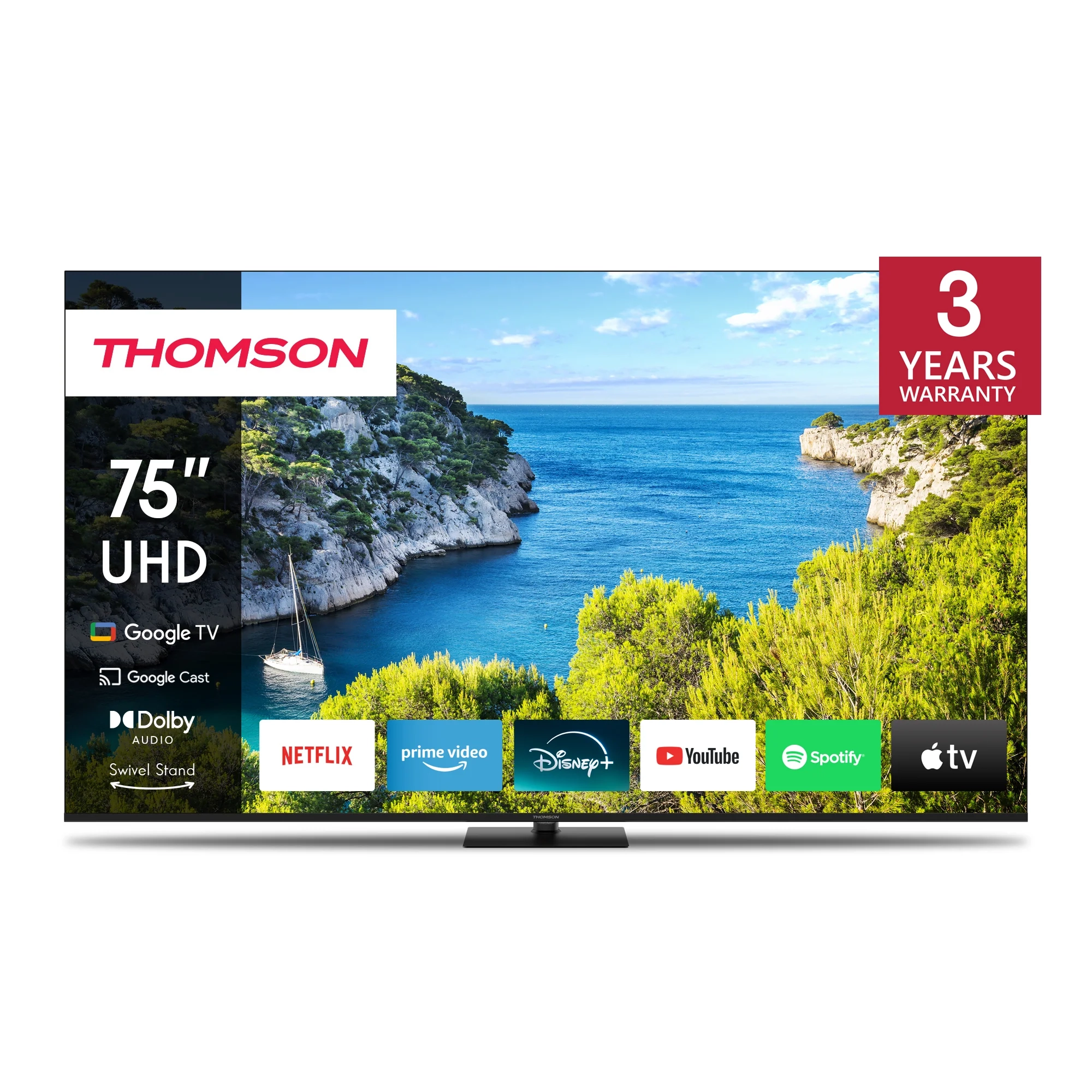Telewizor Thomson 75UG5C14 75" LED 4K 60z Google TV HDMI 2.1 DVB-T2