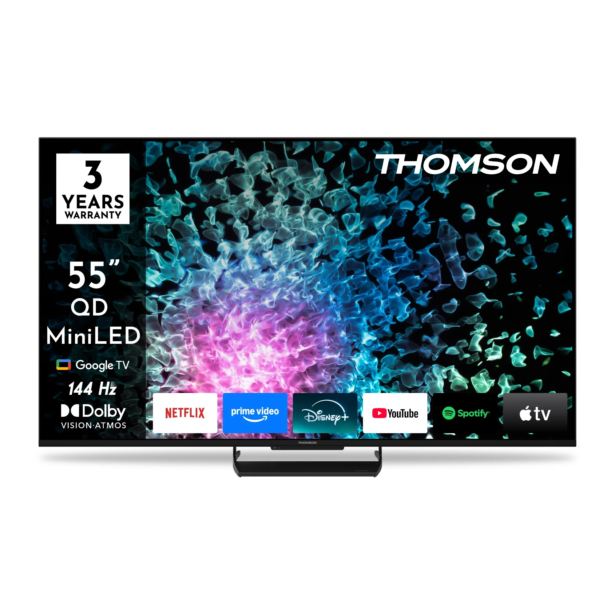 Telewizor Thomson 55MG7C15 55" QD-Mini LED 4K 144Hz Google TV Dolby Vision Dolby Atmos HDMI 2.1 DVB-T2