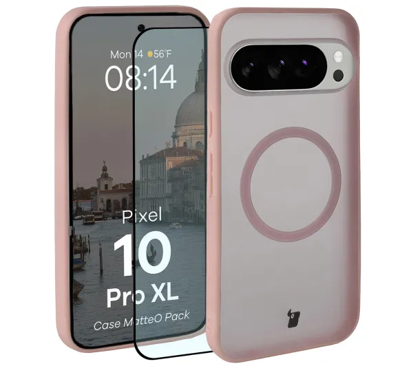 Bizon MatteO Pack do Google Pixel 10 Pro XL Różowy
