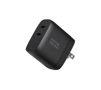 Ładowarka sieciowa Native Union FAST-PD67-BLK-INT GaN 2x USB-C 67W Czarny