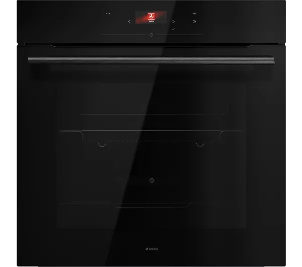 Piekarniki do zabudowy - Asko OTP26BGH Termoobieg Termosonda Air Fryer Piroliza Czarne szkło