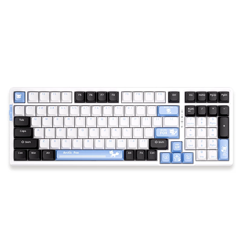 Klawiatura mechaniczna VGN V98Pro V3 Arctic Fox Switch Biało-Niebieski