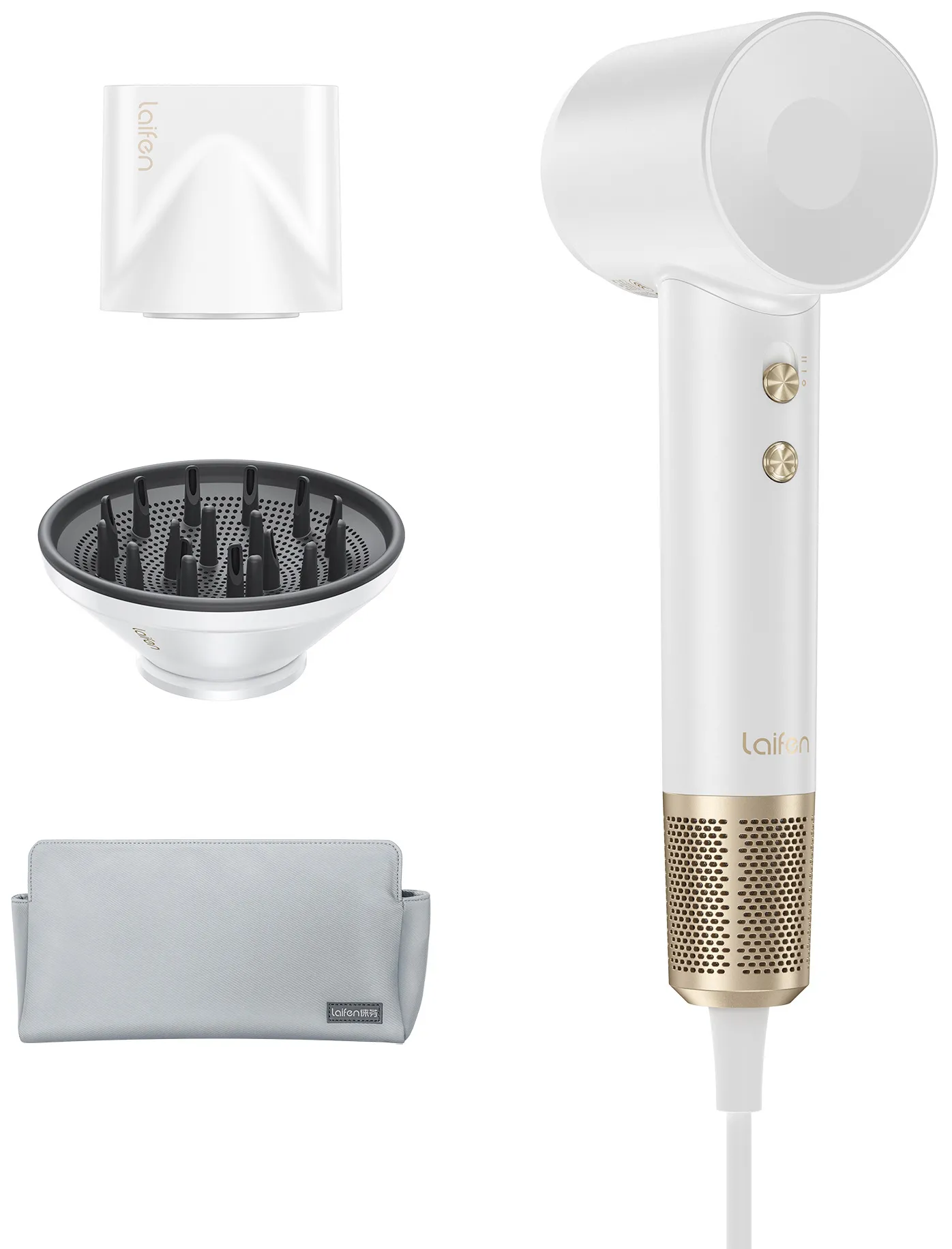 Suszarka do włosów Laifen Swift Premium Jonizacja Zimny nawiew 1600W 2 prędkości 3 temperatury