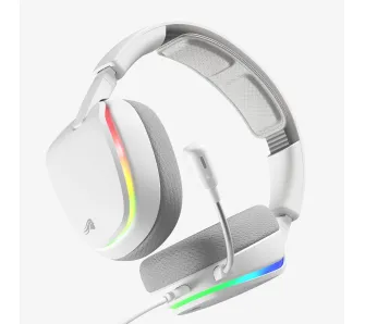Słuchawki przewodowe z mikrofonem Glorious GHS Eternal RGB Nauszne Biały