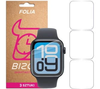 Folia hydrożelowa Bizon Watch Film HydroFlex do Apple Watch 4/5/6/7/8/9/SE/SE 2/SE3 40 / 41 mm