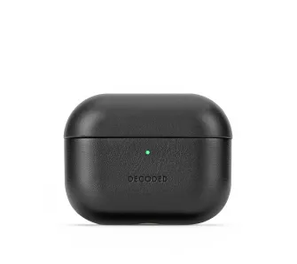 Etui na słuchawki Decoded Leather AirPods Pro 3 Czarny