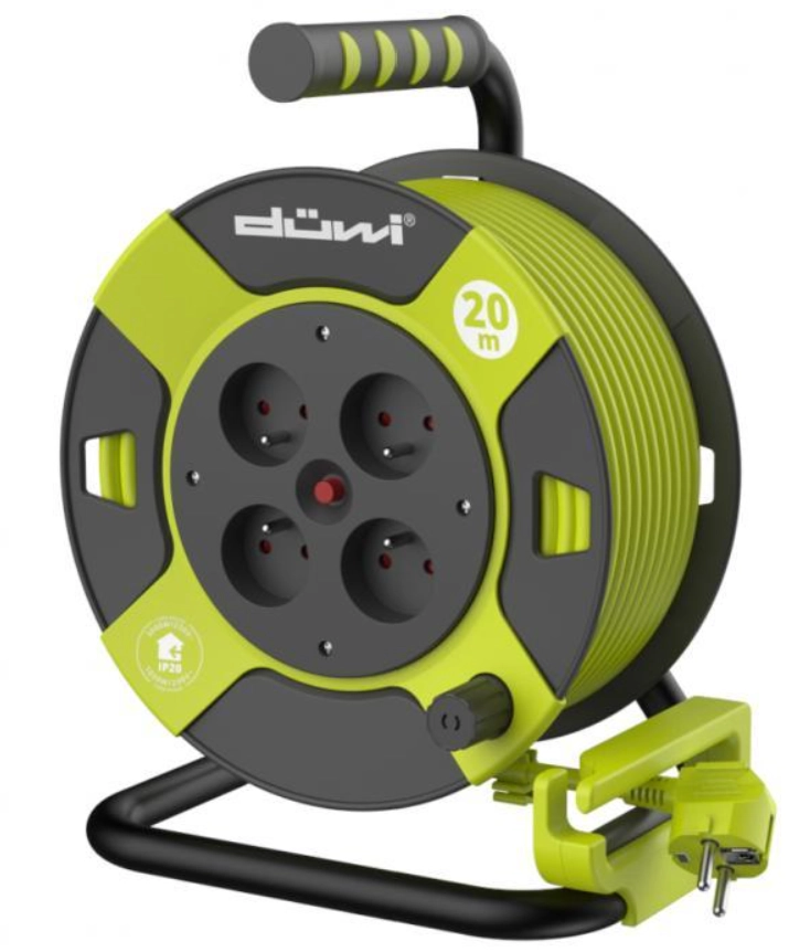 Przedłużacz bębnowy Duwi 3G1,0 20m