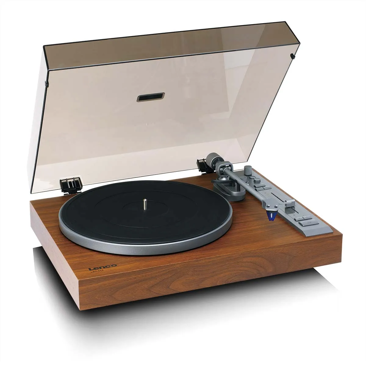 Gramofon Lenco LBT-515WD Manualny Napęd bezpośredni Przedwzmacniacz Brązowy