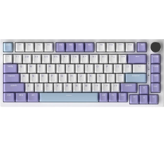Klawiatura mechaniczna Ajazz AK820 Sea Salt Switch Biało-Fioletowy