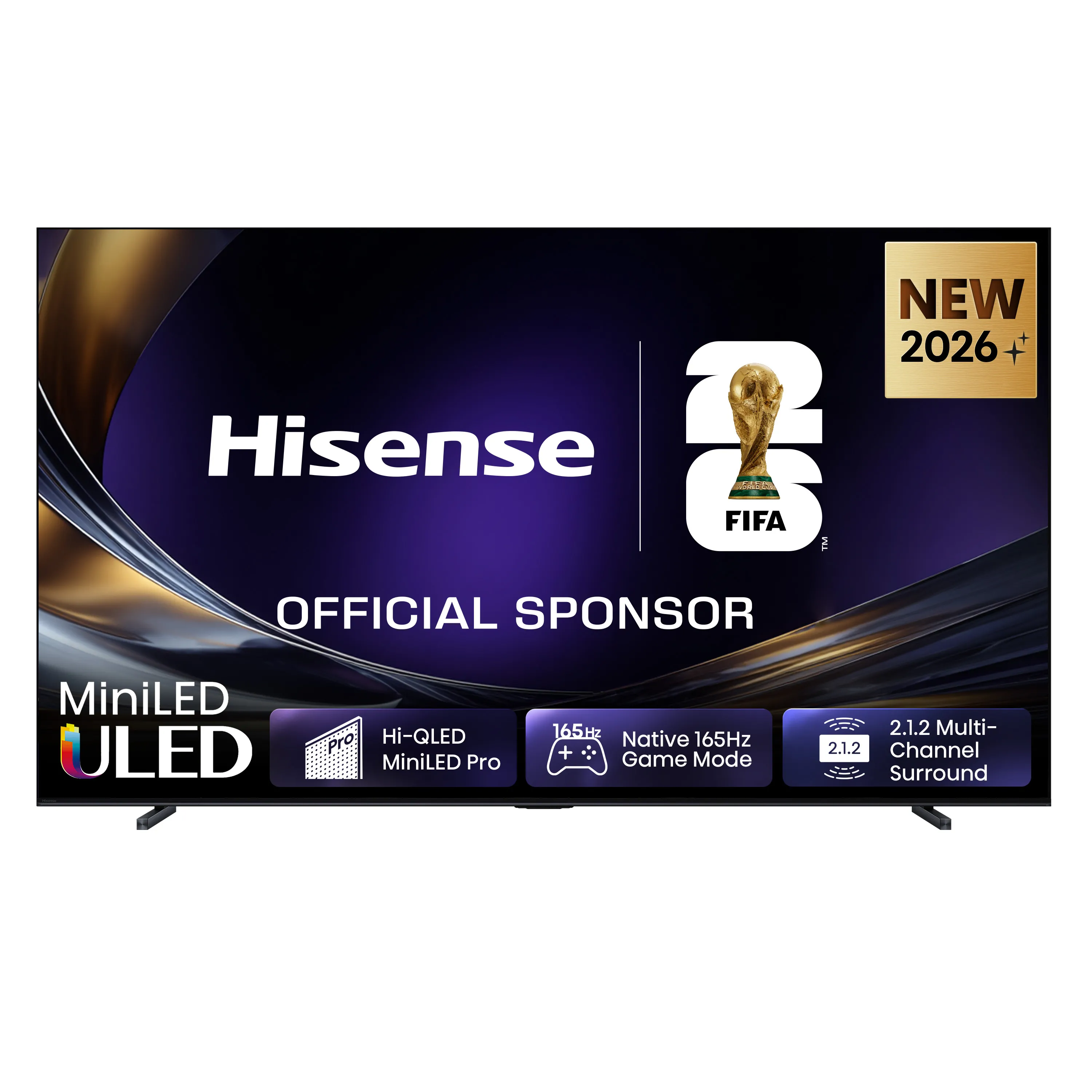 Telewizor Hisense 100U7S PRO 100" ULED MiniLED 4K 165Hz Smart TV Funkcje AI Dolby Vision Dolby Atmos HDMI 2.1 DVB-T2
