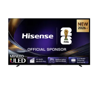 Telewizor Hisense 100U7S PRO 100" ULED MiniLED 4K 165Hz Smart TV Funkcje AI Dolby Vision Dolby Atmos HDMI 2.1 DVB-T2