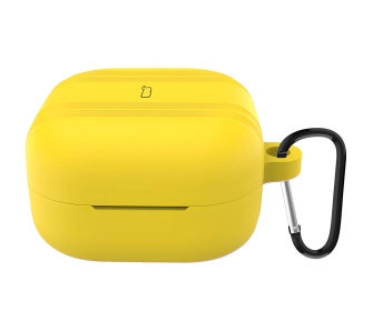 Etui na słuchawki Bizon Case Headphone Silicone do Galaxy Buds 4/4 Pro Żółty