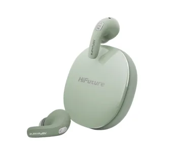 Słuchawki bezprzewodowe HiFuture FlyBuds4 Dokanałowe Bluetooth 5.4 Funkcje AI z tłumaczeniem ponad 130 języków Zielony