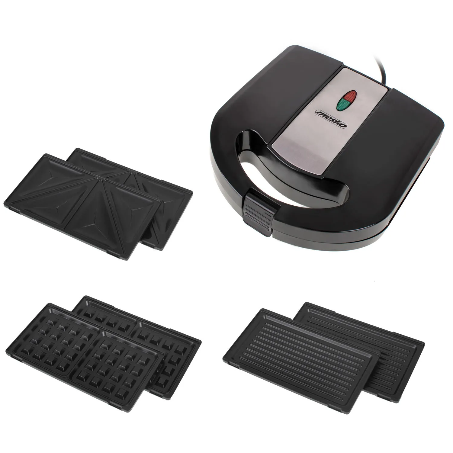 Opiekacz Mesko MS 3045 Trójkąty Gofry Panini 1000W