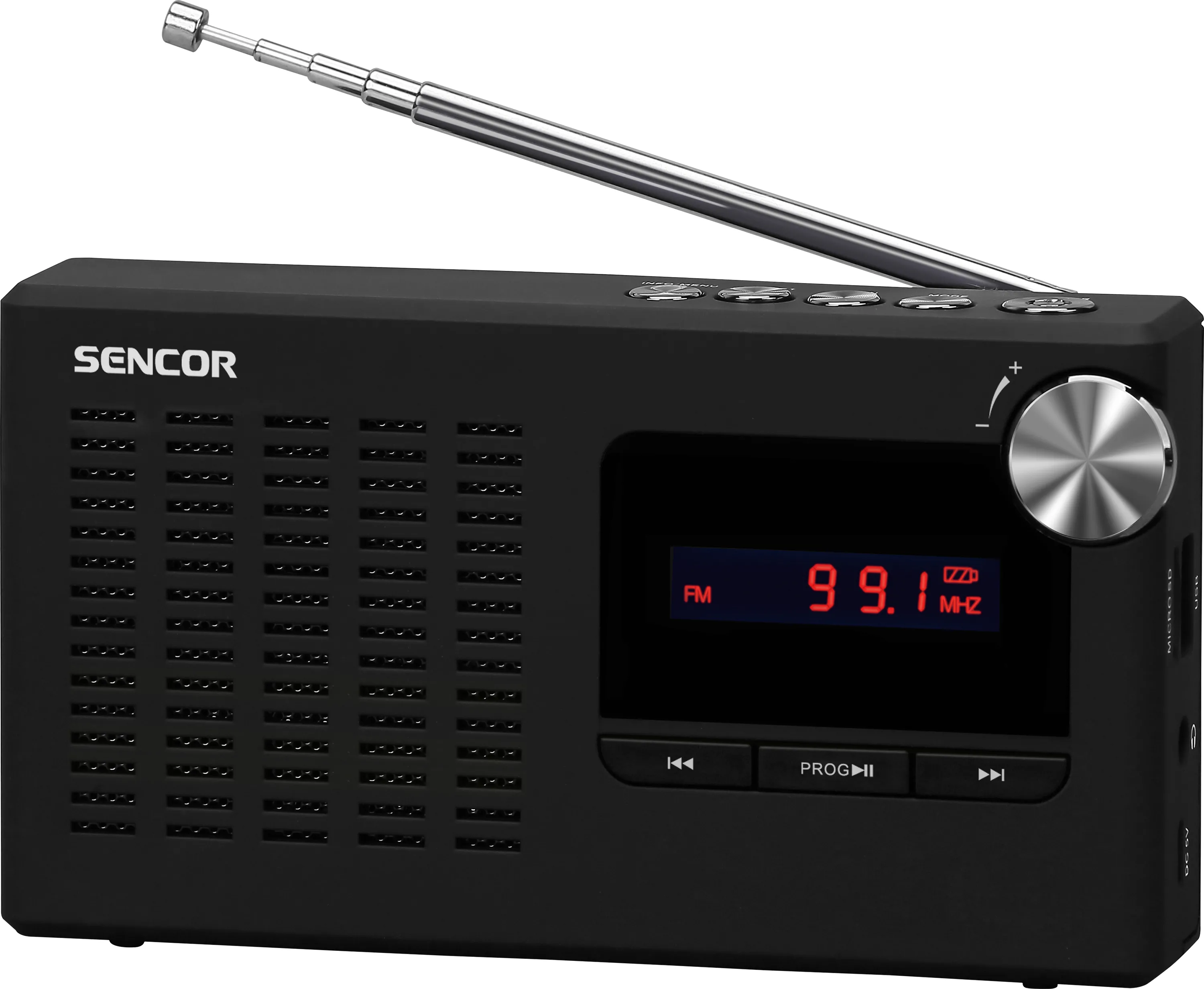 Radioodbiornik Sencor SRD 2215 Radio FM Czarny