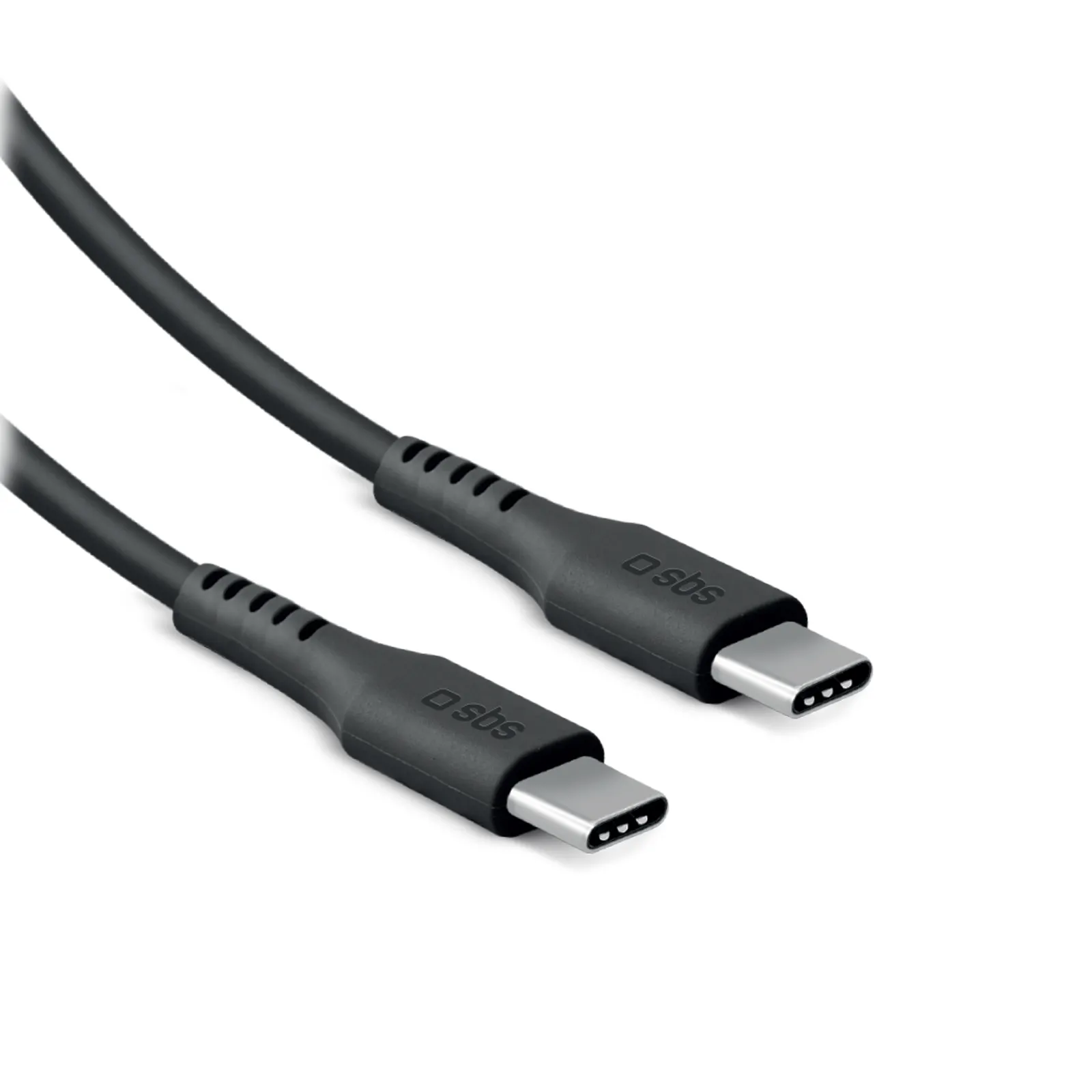 Kabel SBS 41186 USB-C do USB-C 60W 2m Czarny
