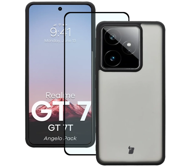 Bizon Angelo Pack do Realme GT 7 / Realme GT 7T Czarny