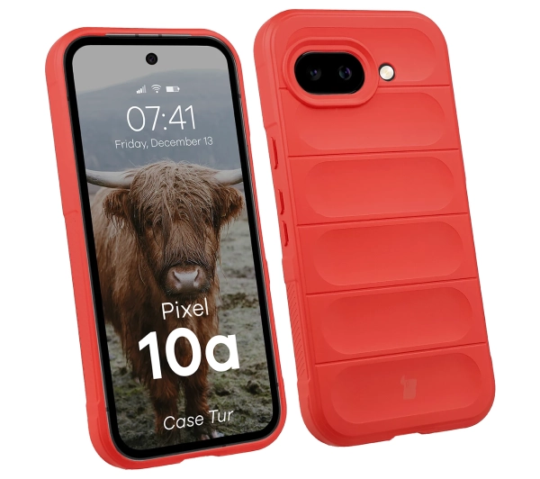 Bizon Case Tur do Google Pixel 10a Czerwony