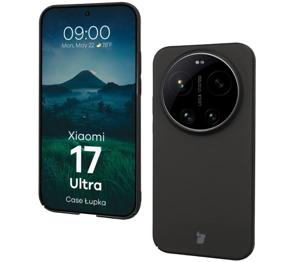 Bizon Case Łupka do Xiaomi 17 Ultra Czarny