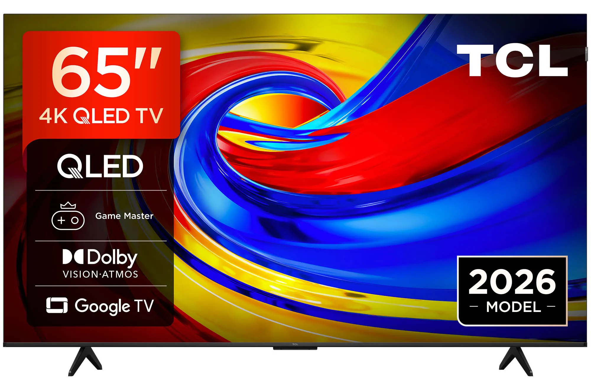 Telewizor TCL 65P7L 65" QLED 4K Google TV Funkcje AI Dolby Vision Dolby Atmos HDMI 2.1 DVB-T2