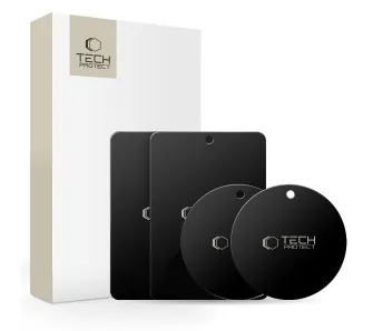 Blaszki do uchwytu magnetycznego Tech-Protect MetalPlate 4szt. Czarny