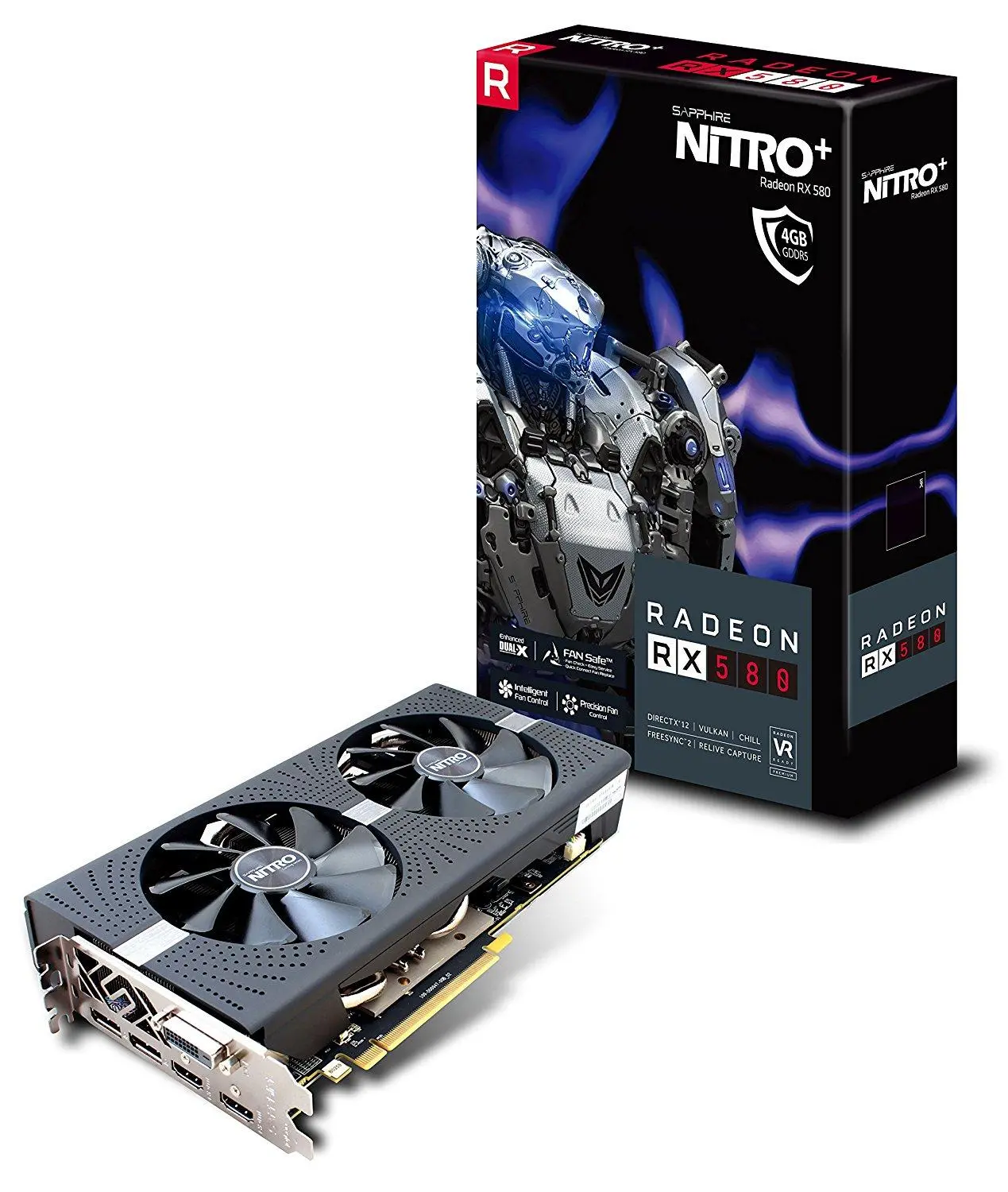 Karta graficzna Sapphire technology Radeon RX 580 NITRO+ 4GB GDDR5 256bit