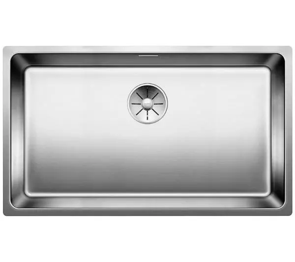 Zlewozmywaki kuchenne - Blanco ANDANO 700-U 522971 Bez korka automatycznego Stalowy Srebrny