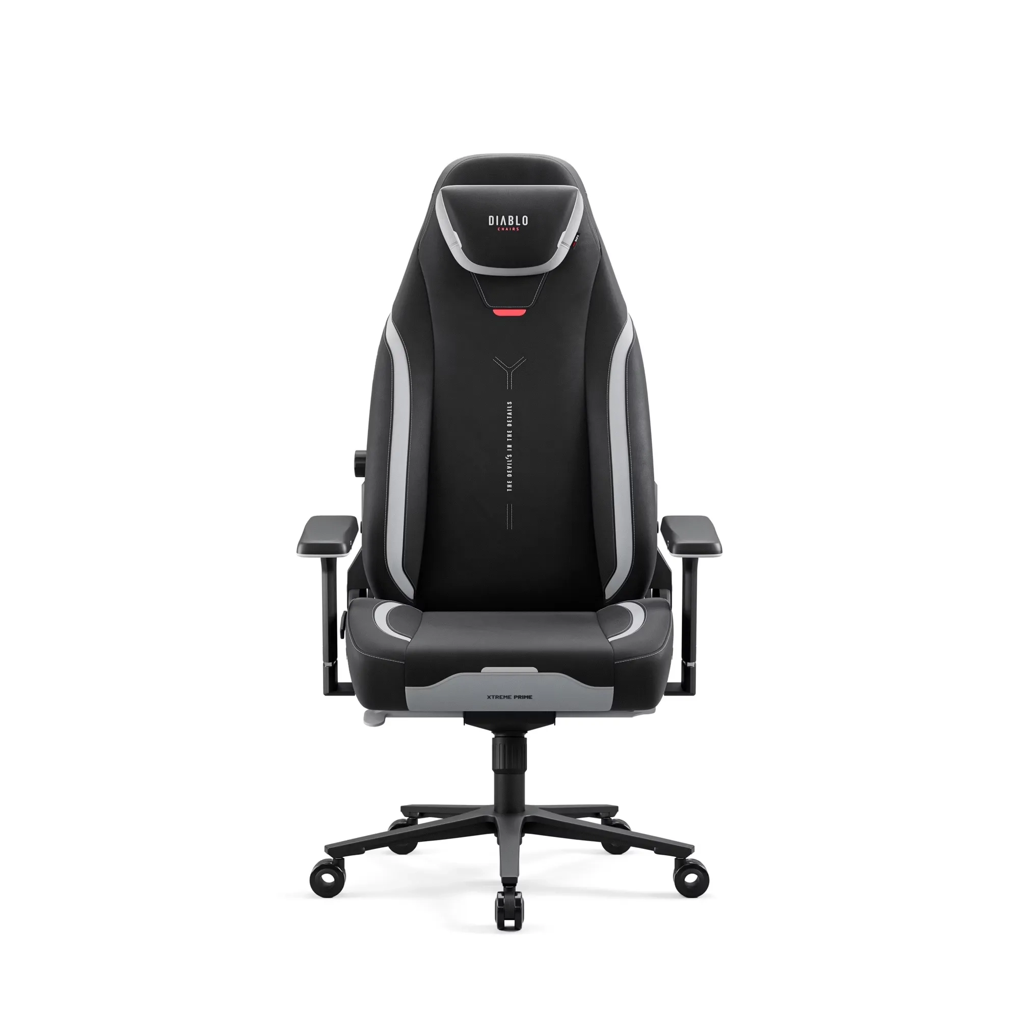 Fotel Diablo Chairs X.Eye Prime, Normal Size, Burned Black Gamingowy do 140kg Czarny