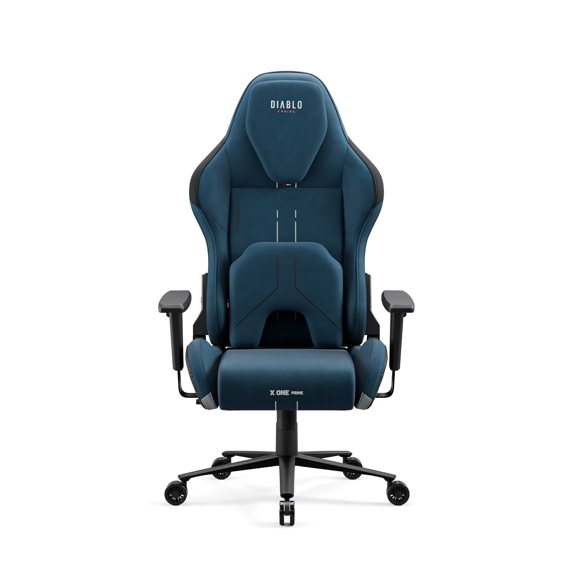 Fotel Diablo Chairs X.One Prime, Normal Size, Meta Ocean Gamingowy Do 140kg Tkanina Niebieski