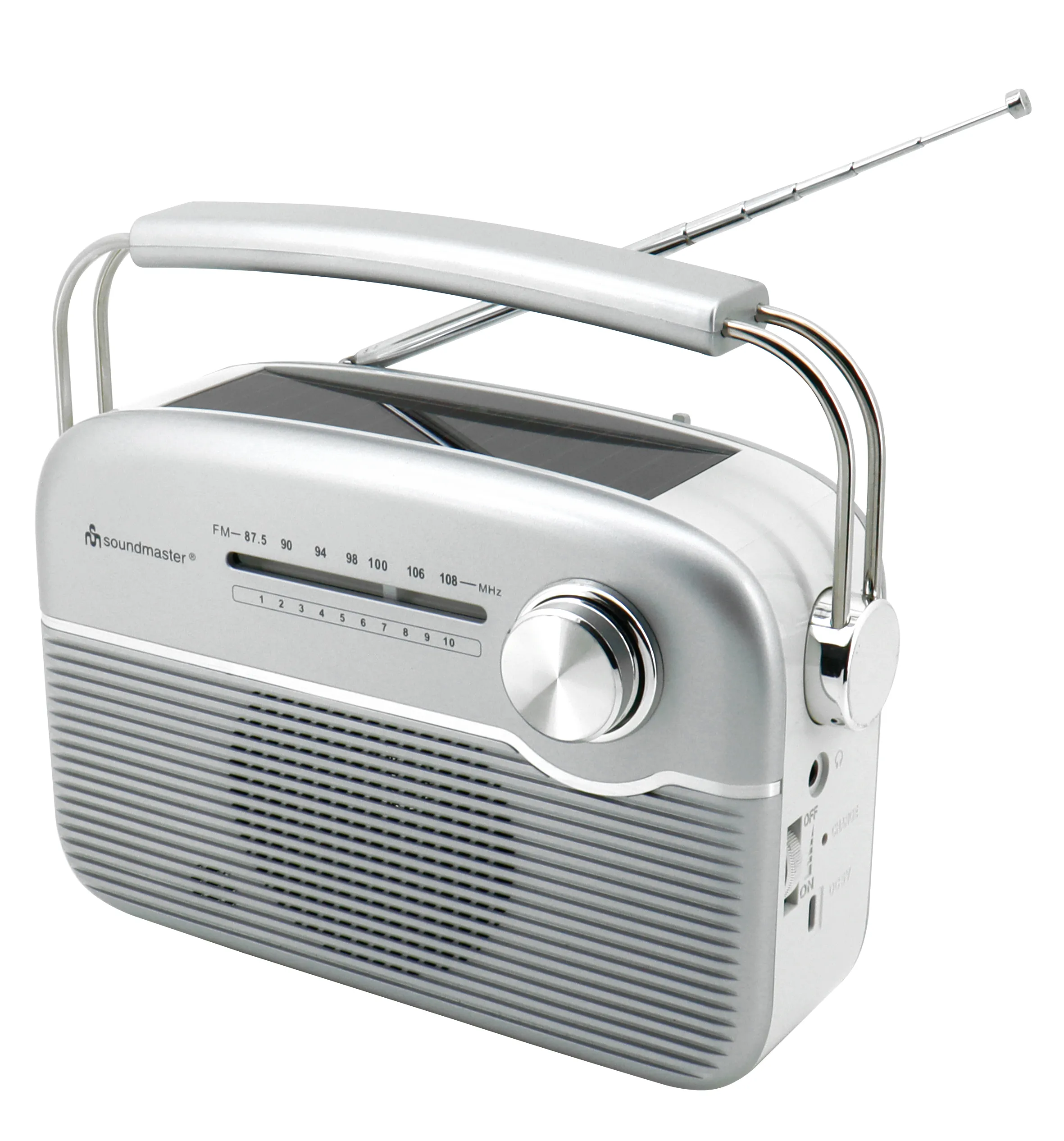 Radioodbiornik Soundmaster TR480SI Radio FM Srebrny